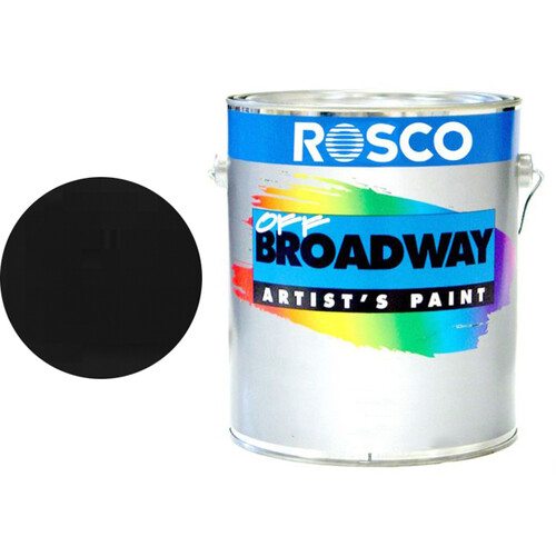 Rosco - 150053520640 - Off Broadway Paint - Black - 5 Gal.