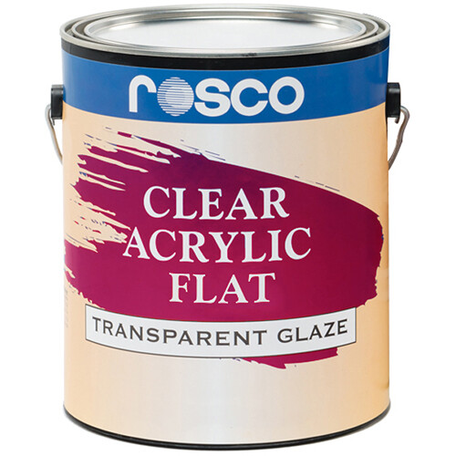 Rosco - 150055810640 - Clear Flat Acrylic Glaze