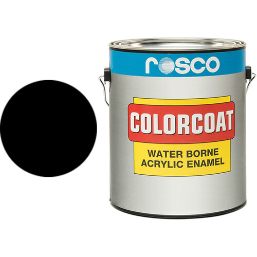 Rosco - 150056350128 - ColorCoat Paint - Flat Black - 1 Gal