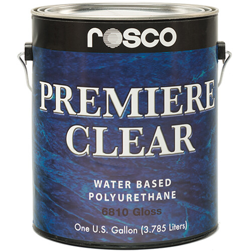 Rosco - 150068100128 - Premiere Clear Gloss Paint (1 Gallon / 3.78 liters)