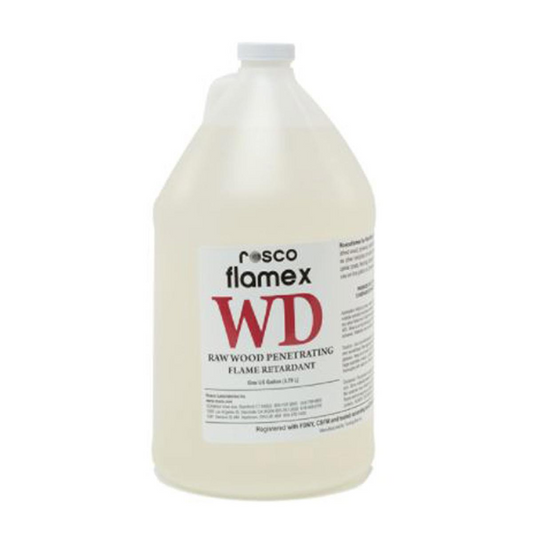 Rosco - 150079WD0640 - Flamex WD Flame Retardant for Raw Wood, 5 Gallon (18.95 Liters)