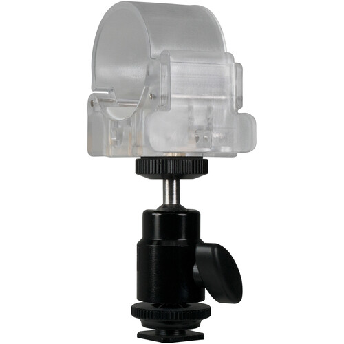 Nanlite Pavotube Transparent Polycarbonate Clip with Mini Ball Head