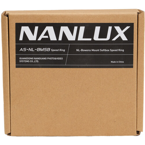 NANLUX - AS-NL-BMSB - NL-Bowens Mount Softbox Adapter Approved for Bowens Mt Nanlite Softboxes Only