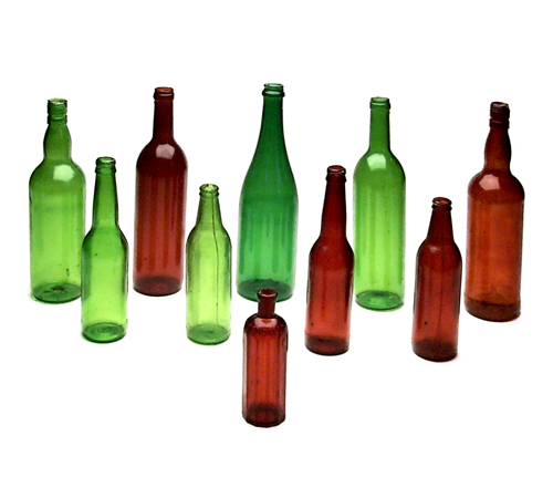 City Theatrical-WHISKEY BOTTLE, BROWN (10 7/8” HIGH)-3921