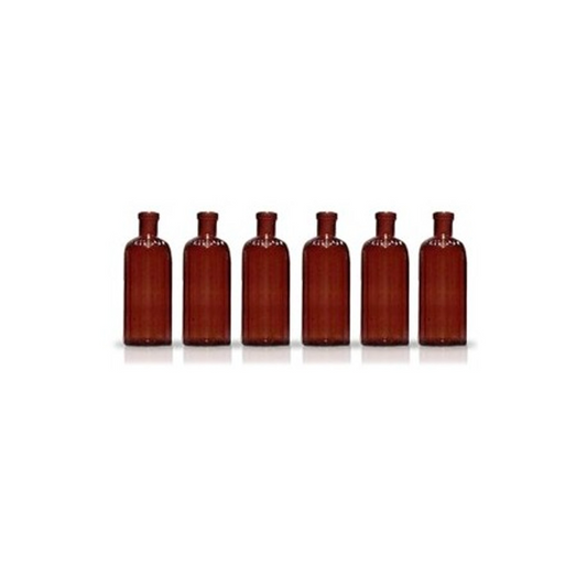 City Theatrical-MEDICINE BOTTLE (TRADITIONAL SHAPE, 5 1/2” HIGH), BROWN-3951