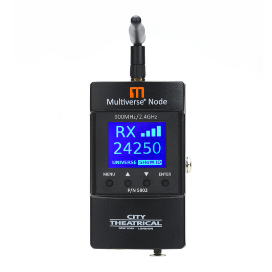 City Theatrical-MULTIVERSE NODE 900MHz/2.4GHz (Includes Power Supply and Hanging Bracket) 1-11 pieces-5902