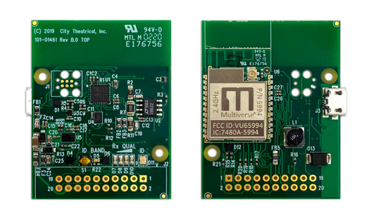 City Theatrical-MULTIVERSE RECEIVER CARD, 2.4GHz-5906