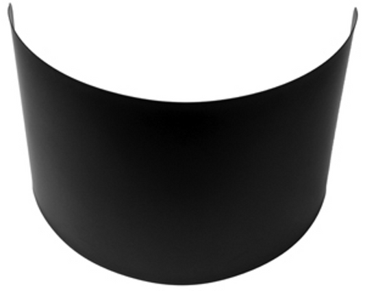 City Theatrical-LIGHTING SHIELD, SILVER, 12" HEIGHT-6371S