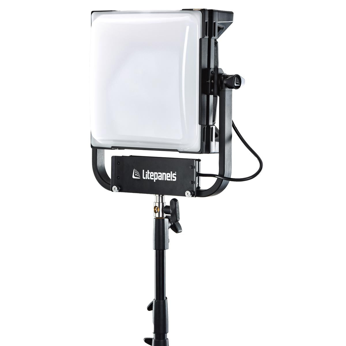 Litepanels 945-2311 - Gemini 1x1 Hard RGBWW LED Panel (Pole-Operated Yoke, US Power Cable)