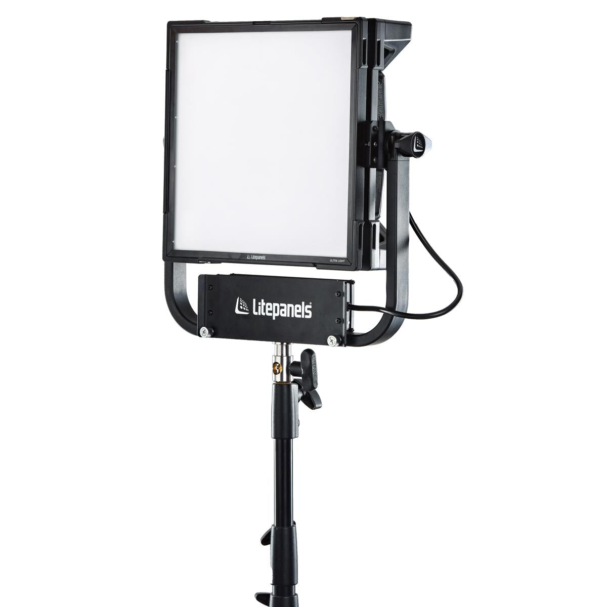 Litepanels 945-2311 - Gemini 1x1 Hard RGBWW LED Panel (Pole-Operated Yoke, US Power Cable)