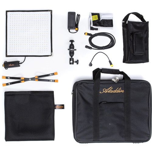 Aladdin * ALL-1C-KITC * ALL-IN 1 Color KIT w/Case (Bi-Color 3000K-6000K, 1'x1', 50W + RGB 20W)