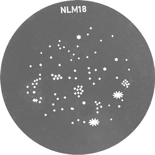 NANLUX - AS-GB-A-SET2 - NL Mount Projection Attachment GOBO Set #2 10 Gobo Patterns