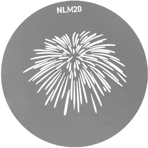 NANLUX - AS-GB-A-SET2 - NL Mount Projection Attachment GOBO Set #2 10 Gobo Patterns