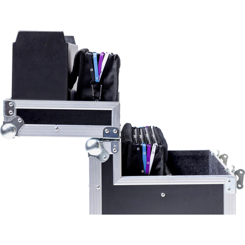 Lightbridge C0300042 C-Drive Flightcase – Rugged & Durable Protective Flightcase for Speedbags in all Sizes up to 50x50 CRLS Precision Lighting Reflectors, Grip Bags & Cleaning Kit