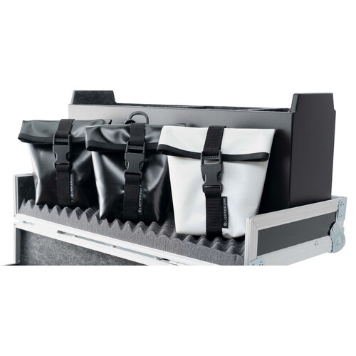 Lightbridge C0300042 C-Drive Flightcase – Rugged & Durable Protective Flightcase for Speedbags in all Sizes up to 50x50 CRLS Precision Lighting Reflectors, Grip Bags & Cleaning Kit