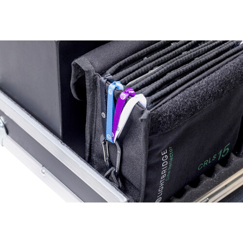 Lightbridge C0300042 C-Drive Flightcase – Rugged & Durable Protective Flightcase for Speedbags in all Sizes up to 50x50 CRLS Precision Lighting Reflectors, Grip Bags & Cleaning Kit