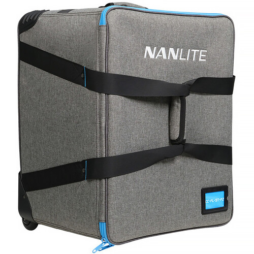 Nanlite Rolling Padded Case for Forza 300B II or 500B II and FL-20G Fresnel