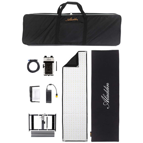 Aladdin * FB-4BI-KITC-GM * BI-FABRIC4 Gold-Mount Kit w/Case - Bi-Color (3000˚K-6000˚K) - 1'X4', 200W