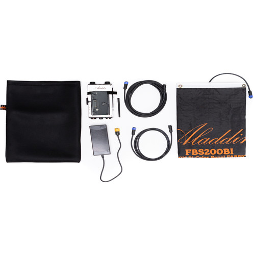 Aladdin * FBS200BIKITCGM * FABRIC-LITE Gold Mount Kit w/Case Bi-Color (2900°K-6200°K) -200W
