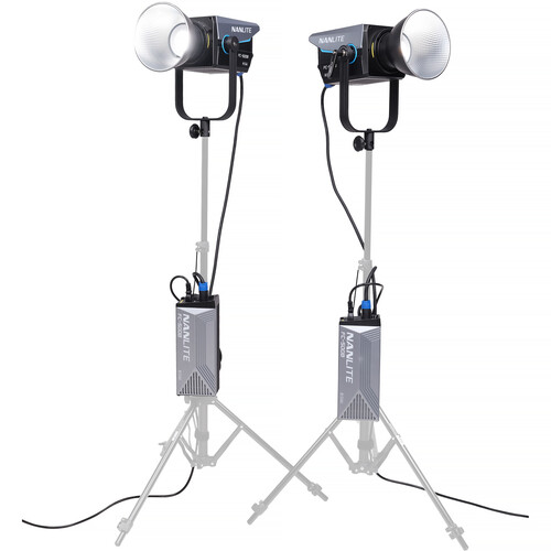 Nanlite FC-500B Spotlight 2-Light Kit with Rolling Case