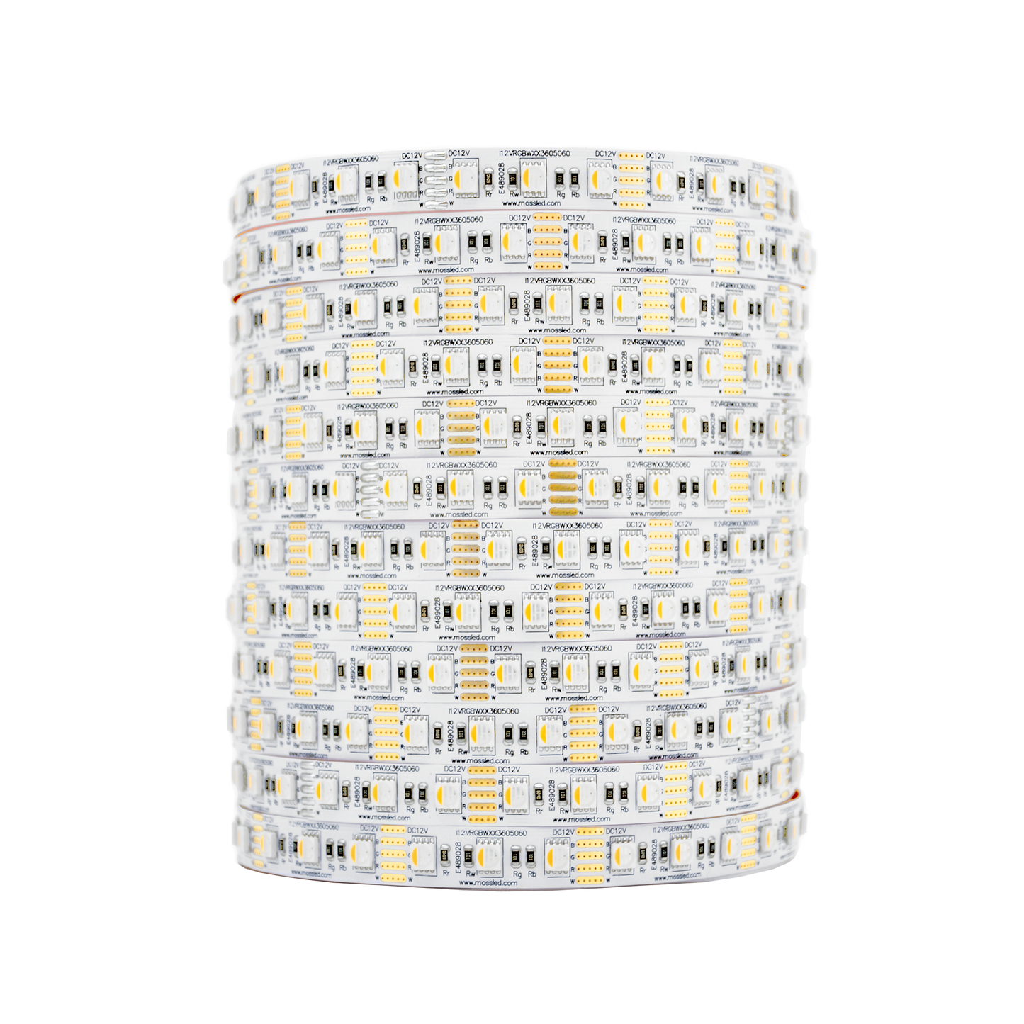 MossLED I12VRGBW273605060GS FlexLED GOLD 72 RGB + White AIO (All-In-One) 12V