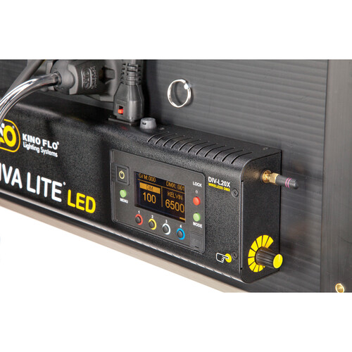 Kino Flo - KIT-DL20XBU - Diva-Lite 20 LED DMX Kit, Univ w/ Soft Case (Includes Diva-Lite 20 LED DMX Fixture, Louver 90°, Baby Receiver (16mm), Soft Case)