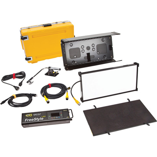 Kino Flo - KIT-F21U - FreeStyle 21 LED DMX Kit, Univ w/ Travel Case (DMX Controller, MTP-BG41 Mount, 25ft Head Extension, Travel Case)