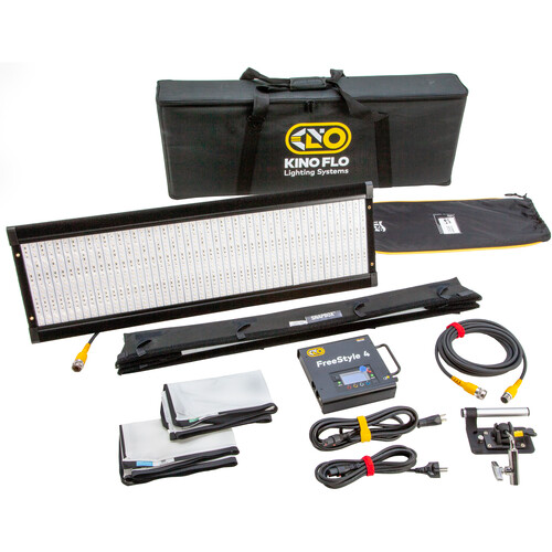 Kino Flo - KIT-FAIR - FreeStyle Air LED DMX Kit, Univ w/ Soft Case Controller, MTP-BG41S Mount, 25ft Head Extension, Soft Case)