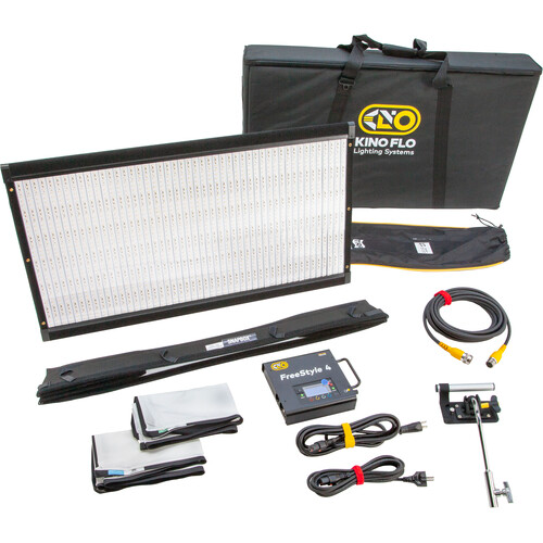 Kino Flo - KIT-FAMAX - FreeStyle Air Max LED DMX Kit, Univ w/ Soft Case (DMX Controller, MTP-BG41 Mount, 25ft Head Extension, Soft Case)