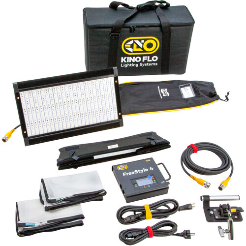 Kino Flo - KIT-FAMINI - FreeStyle Air Mini LED DMX Kit, Univ w/ Soft Case (DMX Controller, MTP-BG41S Mount, 25ft Head Extension, Soft Case)