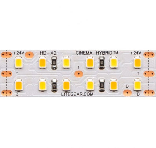 LiteGear LR1.00120 LiteRibbon Cinema Hybrid, X2, 24V, 5 m