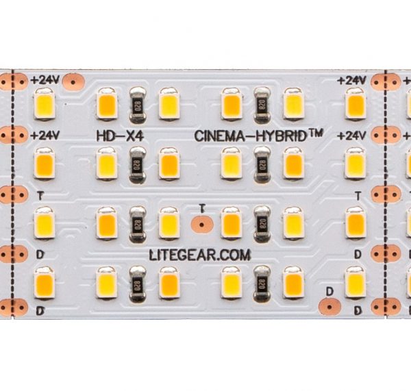 LiteGear LR1.00122 LiteRibbon Cinema Hybrid, X4, 24V, 2.5 m