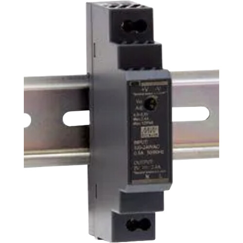 LumenRadio - LR103-1046 DIN Rail Power Supply (100-240 VAC, 24 VDC, 15W)