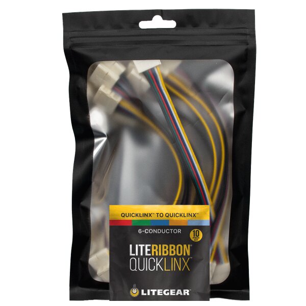 LiteGear LR3.00104 Cine-Five (6-Conductor) QuickLinx to QL Cable, 10pc