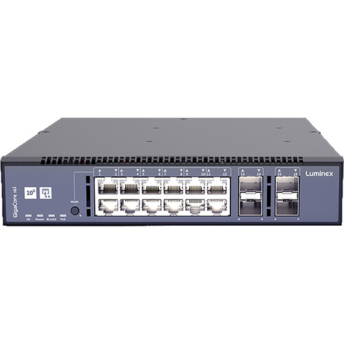 Luminex GigaCore 16i (10Gb) -12x1G - 4x10G(SFP+) – MACCAM