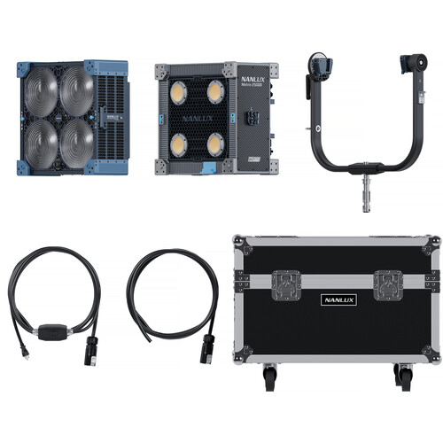 NANLUX Matrix 2500B LED Bi-color Multi-source Spot Light with Flight Case