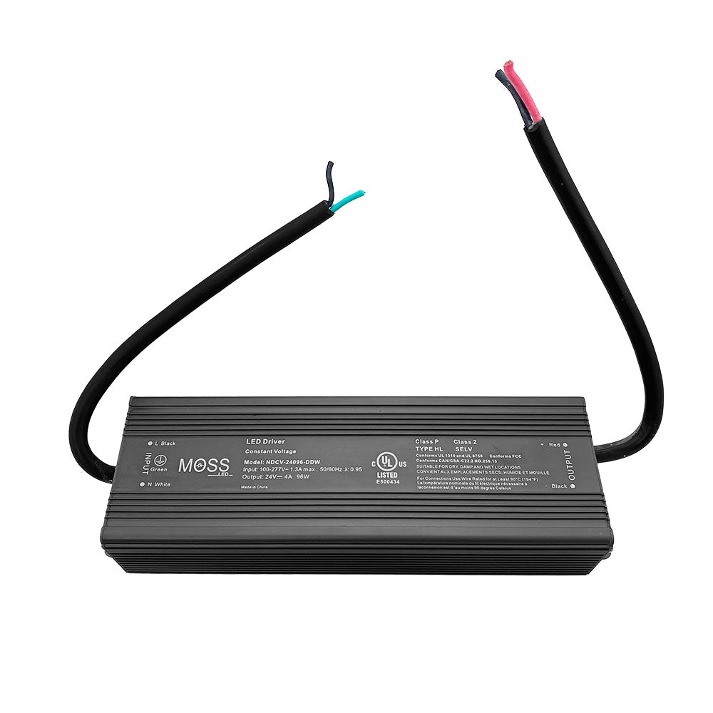 MossLED NDCV-24096-DDW NDCV Fanless & Metal Housed Power Supplies