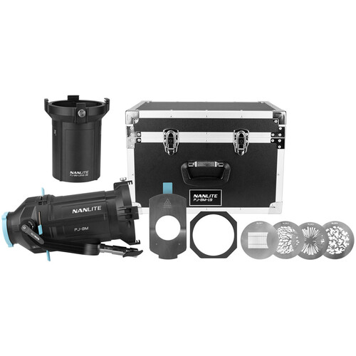 NANLITE PROJECTION ATTACHMENT BUNDLE OF BOWENS MOUNT WITH 36 AND 19 DEGREE LENSES