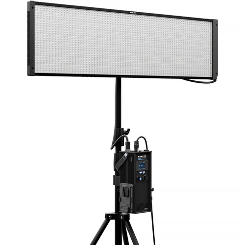 Nanlite PavoSlim 240CL 4x1 RGBWW LED Panel with included softbox & eggcrate, LumenRadio