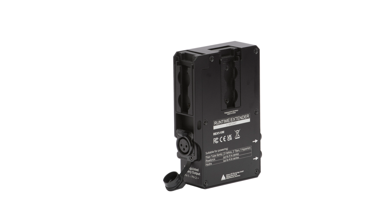 ASTERA - REX1-VM - RuntimeExtender Battery Plate (V-Mount)