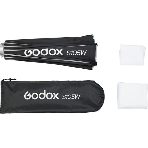 Godox Bowens Mount Umbrella-Style Easy Lock Softbox (Black/White, 41.3")