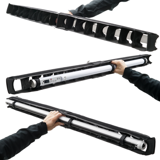 SNAPGRID® 40° Single Tube 4ft Universal LED Tube includes: (2) BackCovers & Storage Bag
