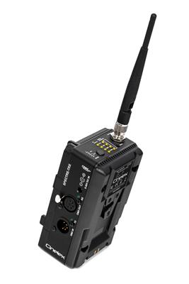 Cinelex Switchable Wireless DMX Transmitter & Receiver (V-Mount & DC-in Powered)