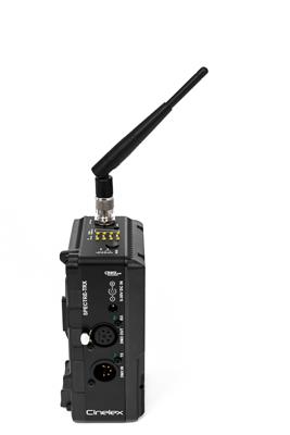 Cinelex Switchable Wireless DMX Transmitter & Receiver (V-Mount & DC-in Powered)