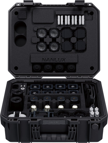NANLUX Evoke 5C LED Full-Color Spot Light 8 Kit with Protector Case