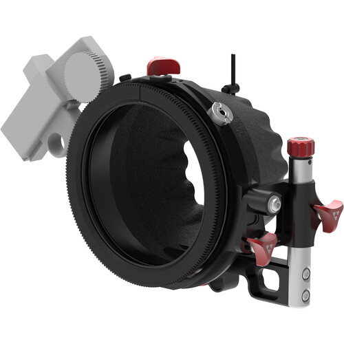 Gear for motorised rotation of 5 axis diopter holder.