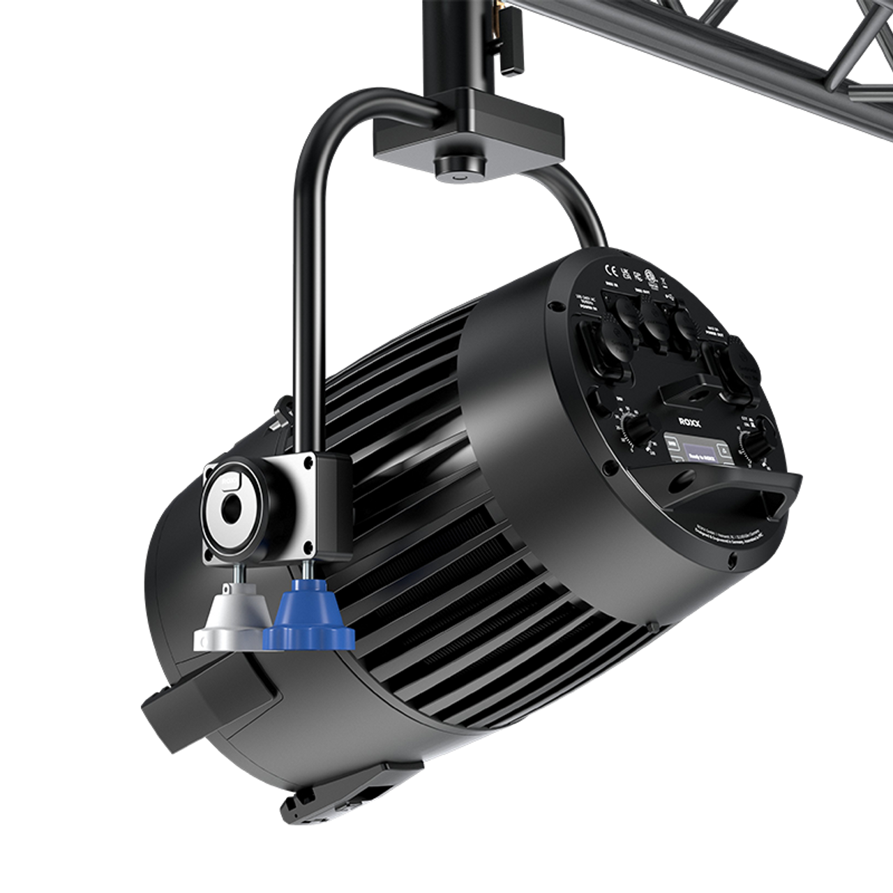 ROXX E.SHOW MAXX TW+, incl. PO Yoke (black)
800w RGBALC LED, TLCI 99, CRI 97
BLE, CRMX, IP65, 100-260v
*does not include omega bracket or lens
