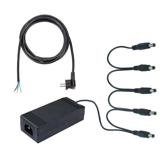 ROXX Touring PSU INT, 14V/8.57A/120W- B.FLEX mini
charges 4x B.FLEX mini