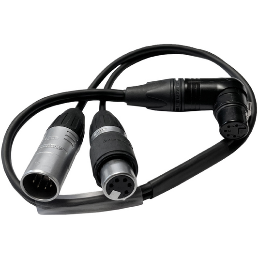ROXX DMX I/O cable- FLEX
for 5-pin DMX in & out