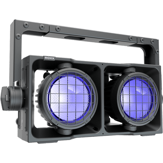 ROXX CLUSTER B2 FC
2x 300w RGBA+WW LEDs
C-Lok Mounting, IP65, 100-240v, black
*does not include omega bracket st